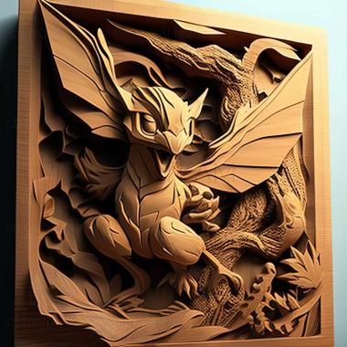 3D model Pokemon X Y game (STL)